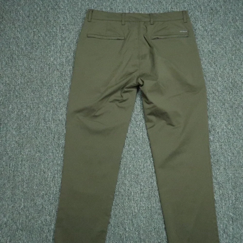 Twillory Pants‎ Mens 30x29 Green Tailored Fit Performance Stretch Zip Pocket